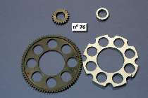 Ingranaggi trasmissione primaria (7mm) con distanziali "ergal" per CB 250/350